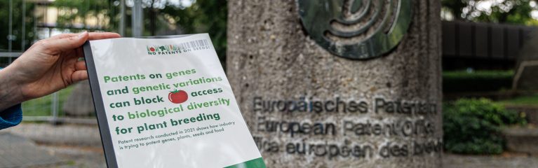 Übergabe des Patentberichts an das Europäischen Patentamt in München