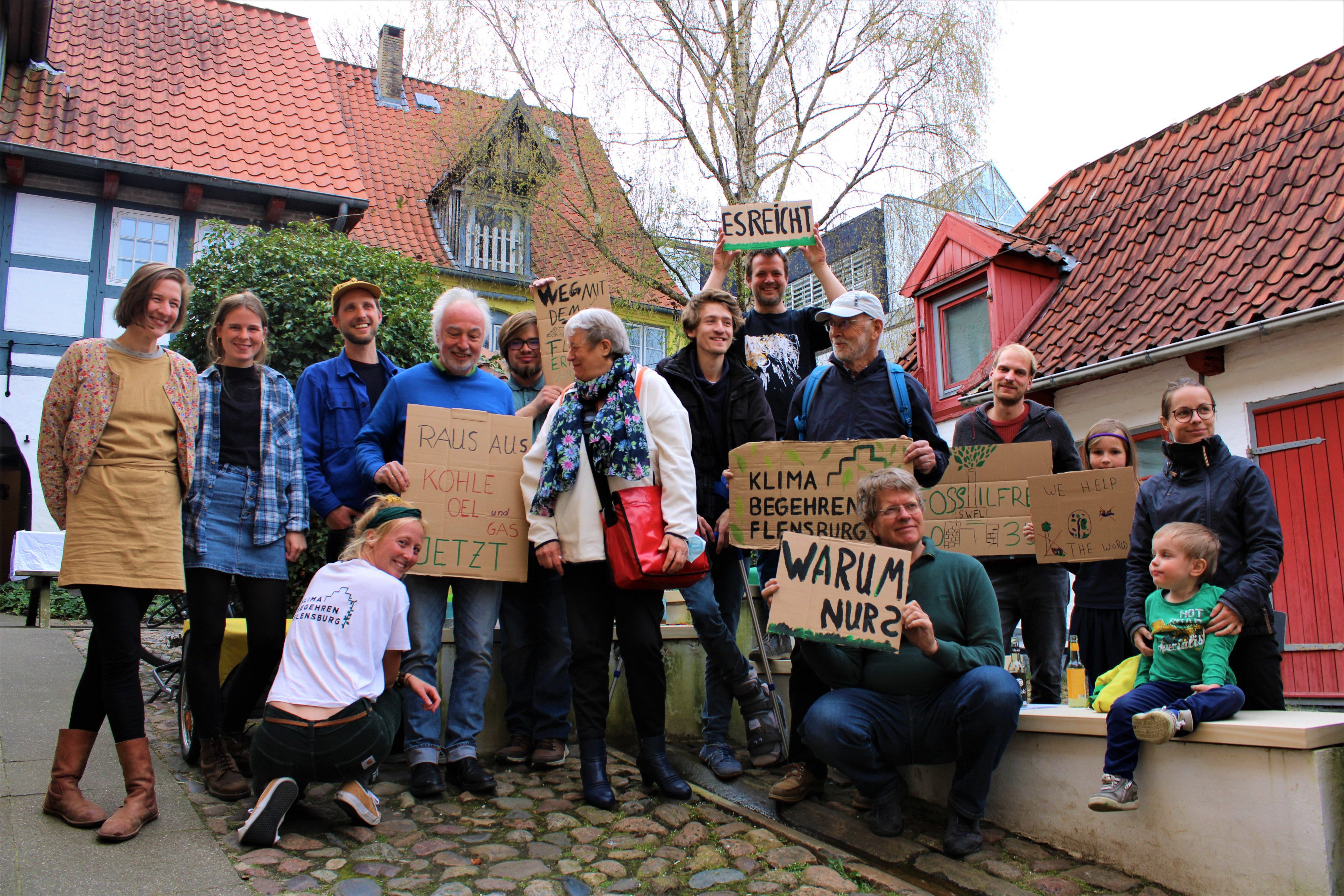 Aktionsbild Klimabegehren Flensburg