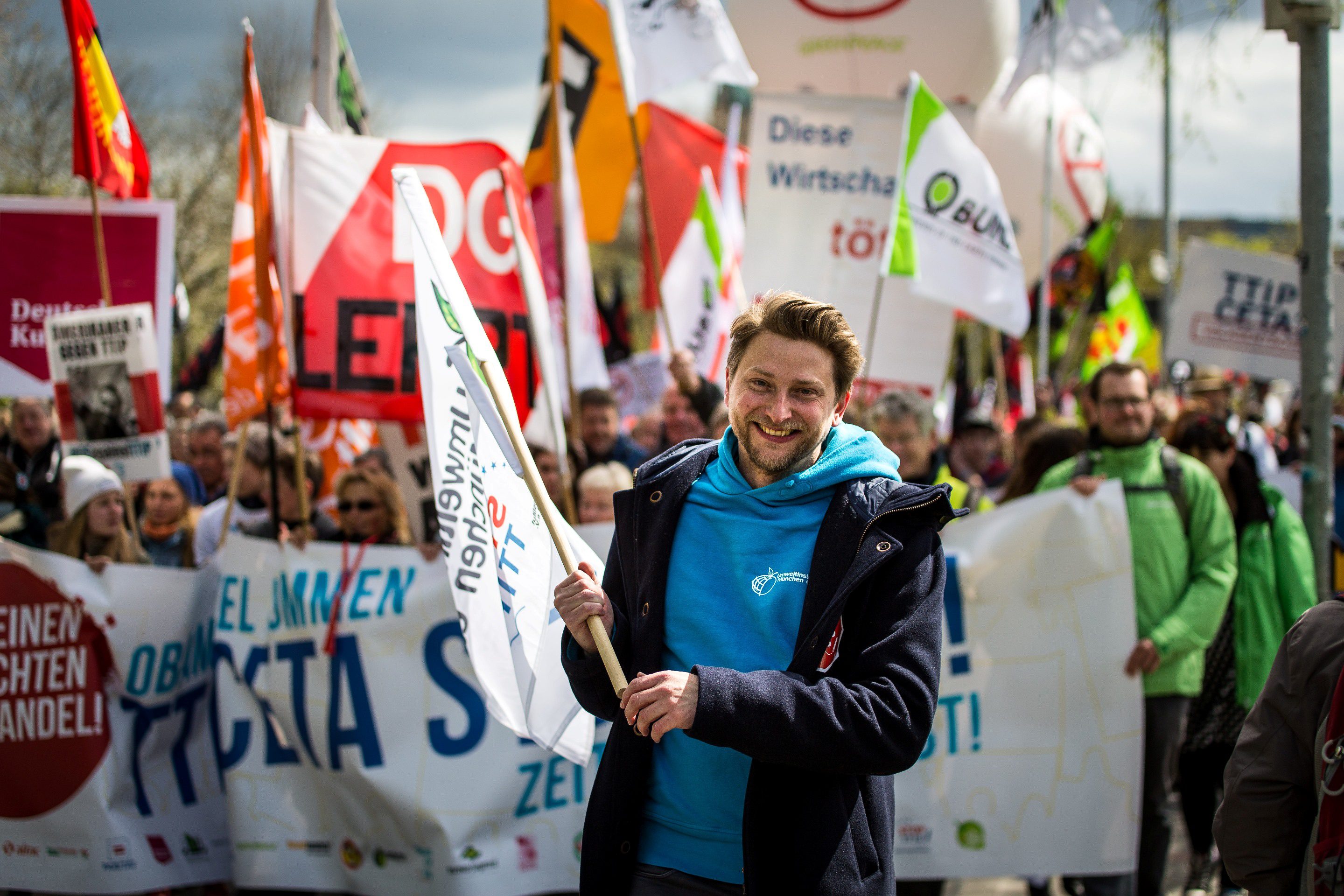 Demonstration gegen TTIP in Hannover