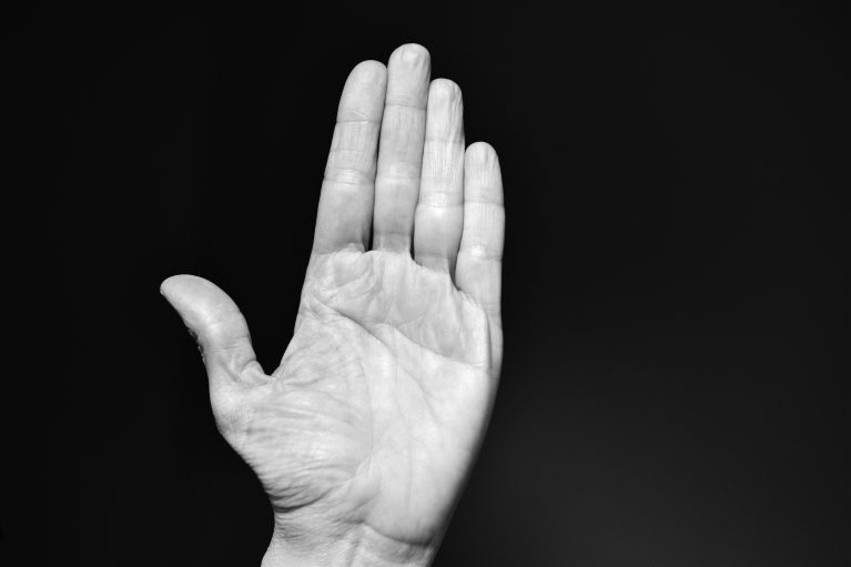 Symbolbild Hand