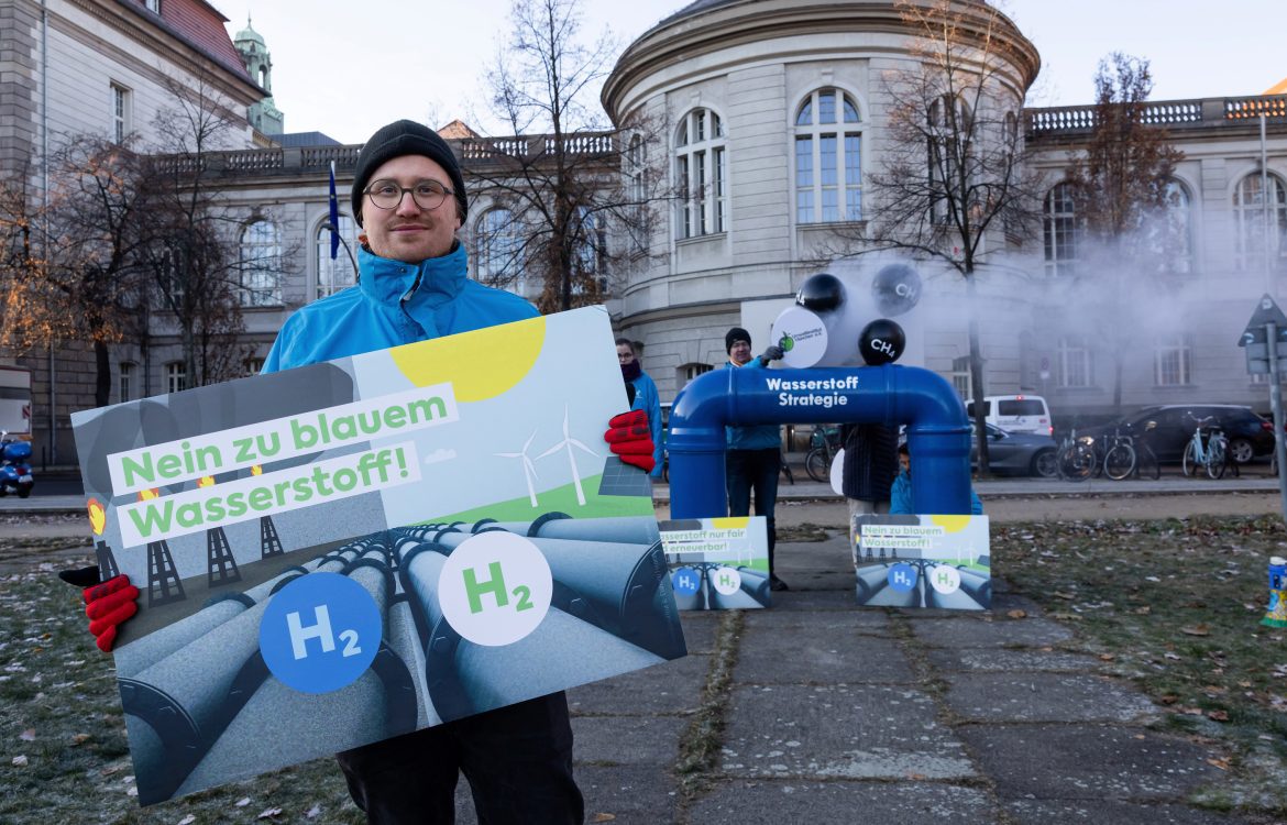 Klimareferent Kasimir Buhr sagt nein zu blauem Wasserstoff.