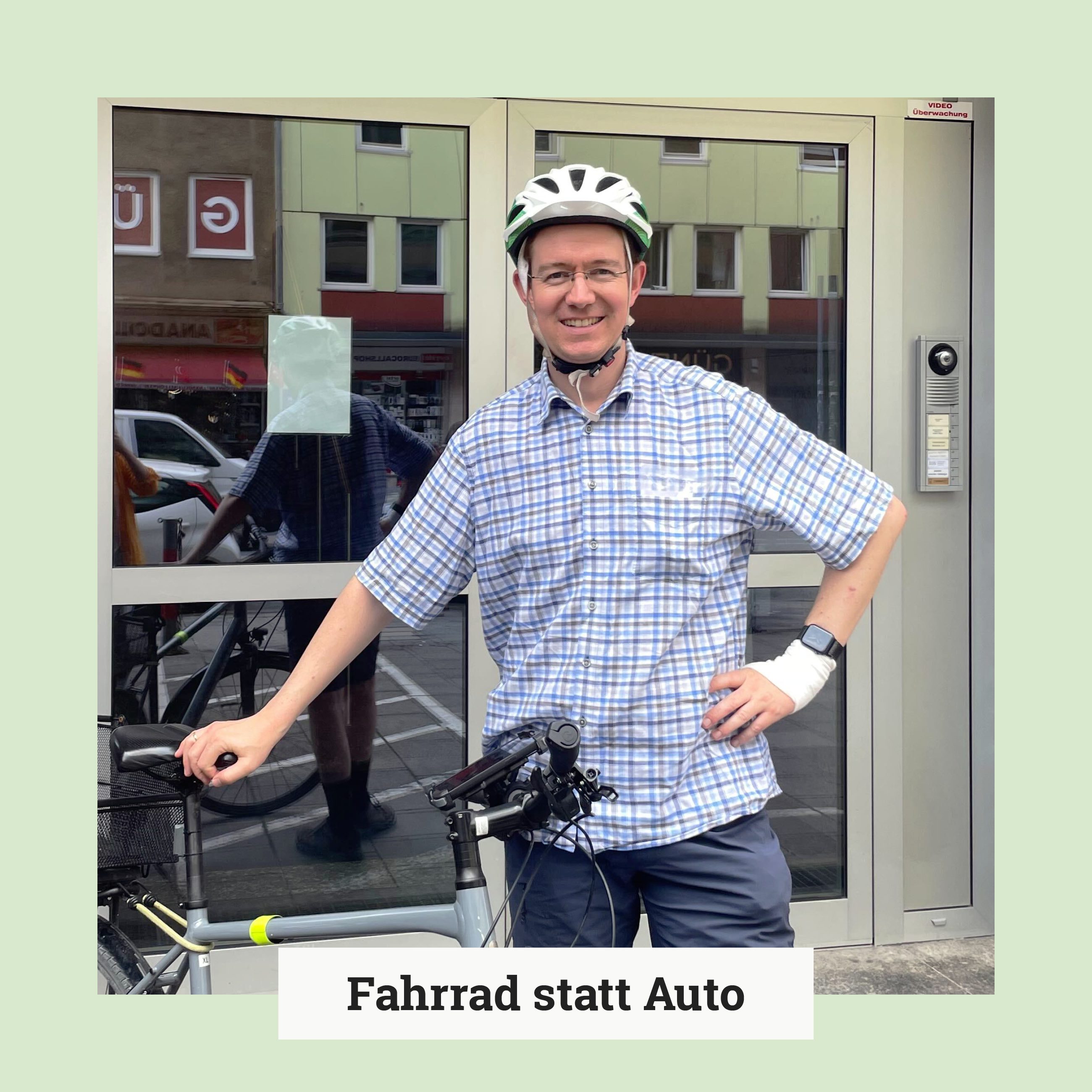 Fahrrad statt Auto