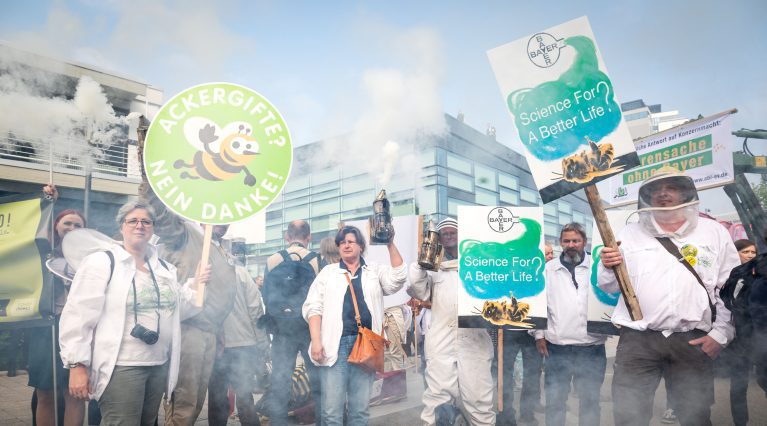 Demonstration gegen Glyphosat