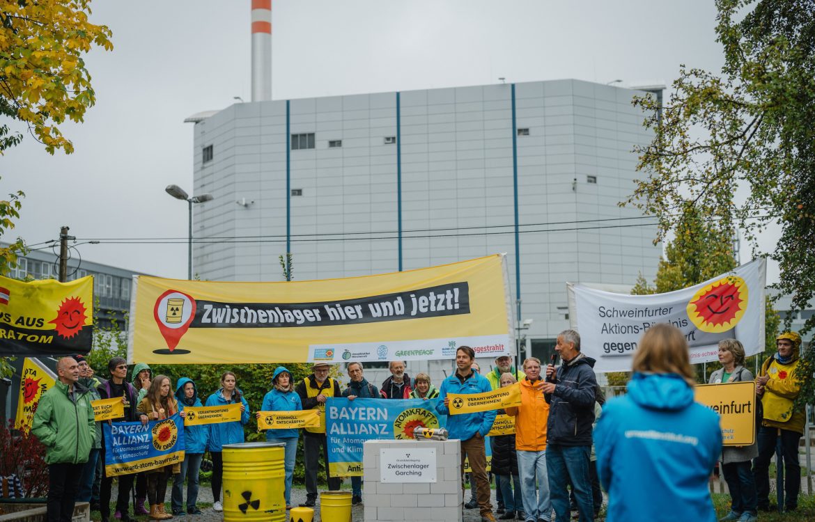 Forschungsreaktor Garching: Zwischenlager statt Atomtransporte ©tinografiert 058