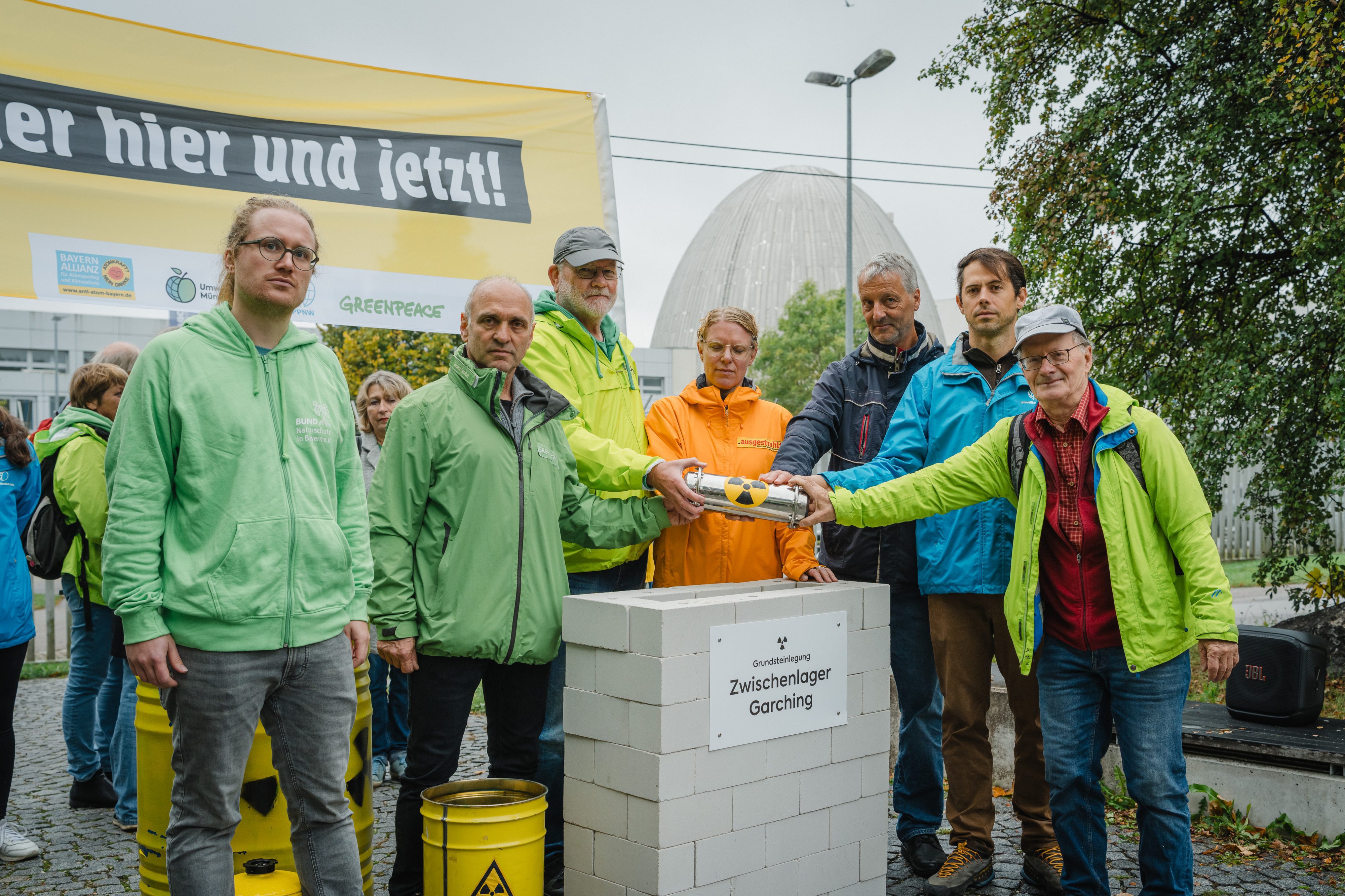 Forschungsreaktor Garching: Zwischenlager statt Atomtransporte ©tinografiert 071